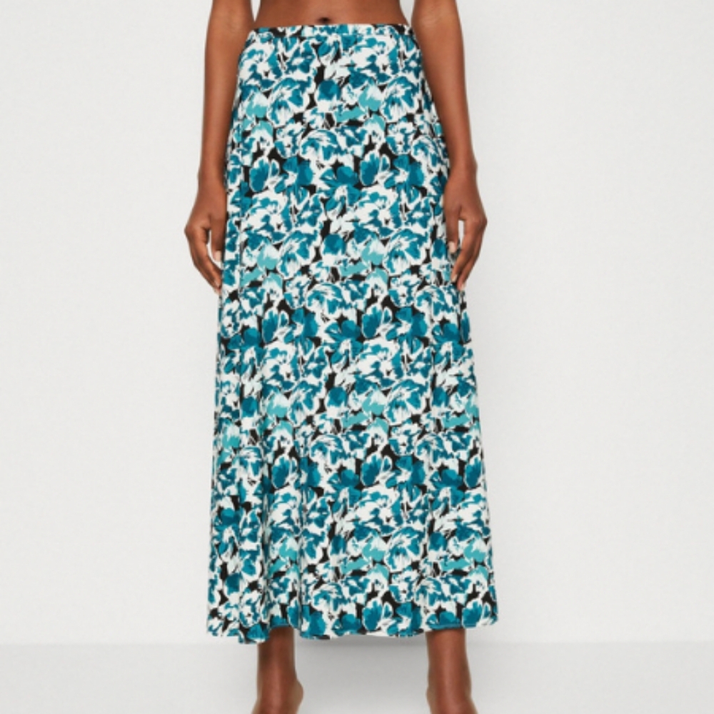 Minimum Blenna floral midi skirt